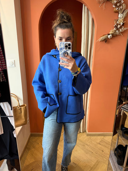 Gilet bleu roi