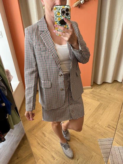 Blazer Vichy écossais