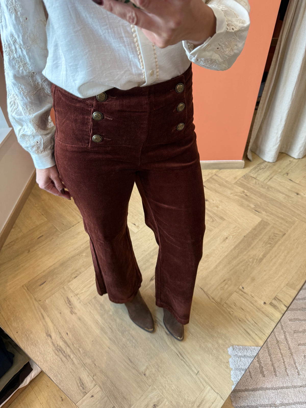 Pantalon velours Victorine