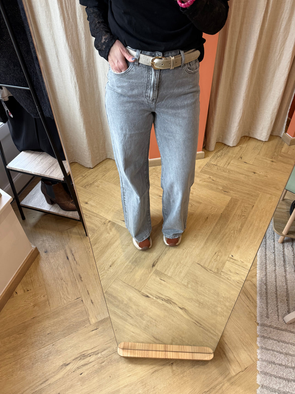 Jeans gris clair