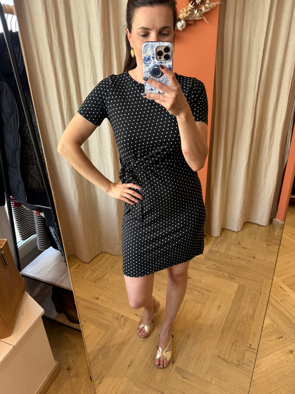 Robe à pois