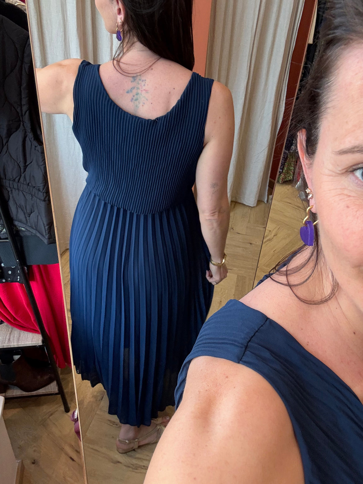 Robe cérémonie marine