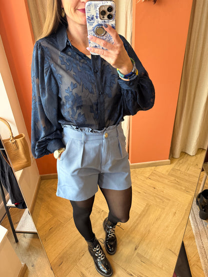 Chemisier bleu marine