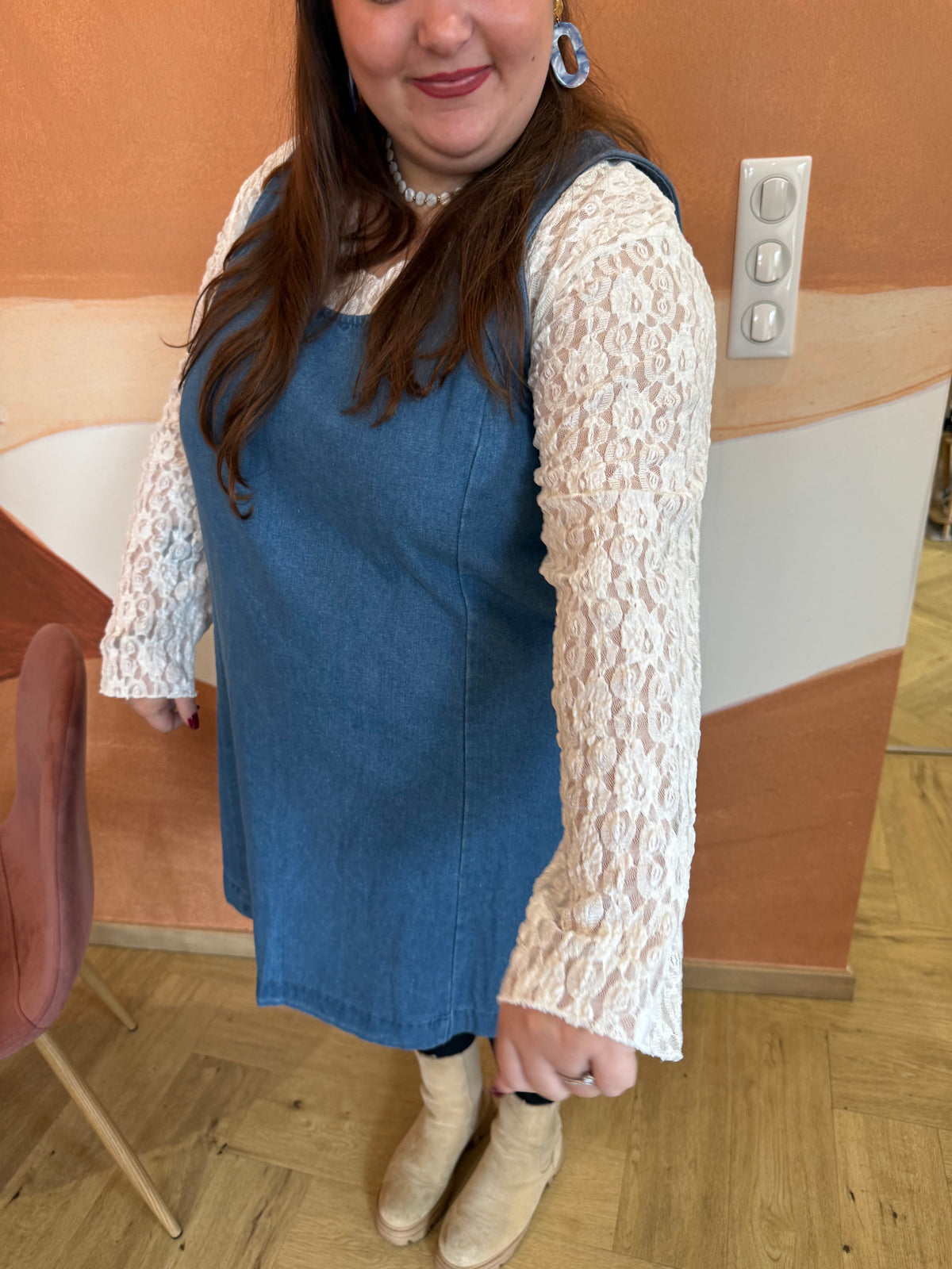 Robe en jeans