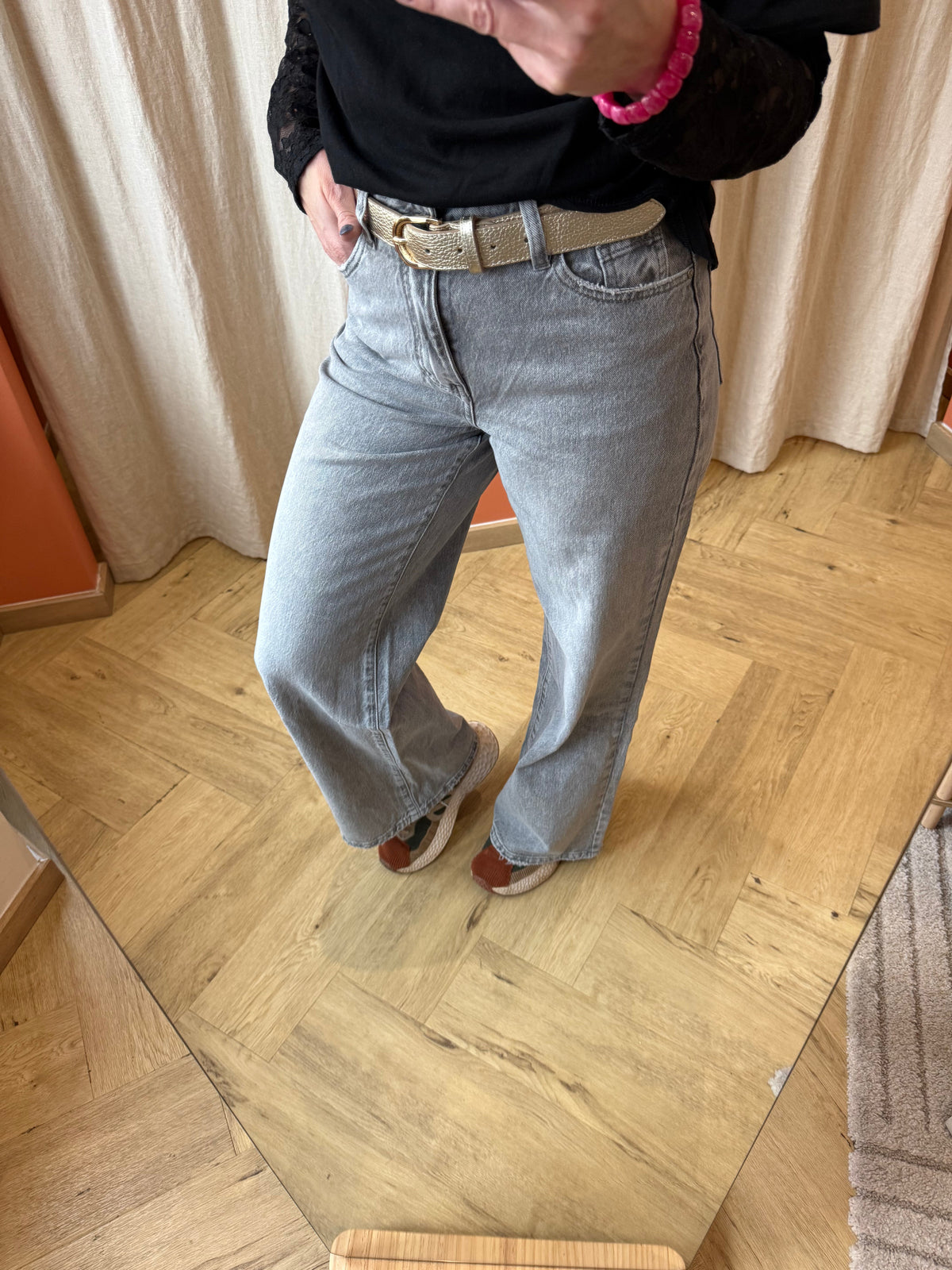 Jeans gris clair