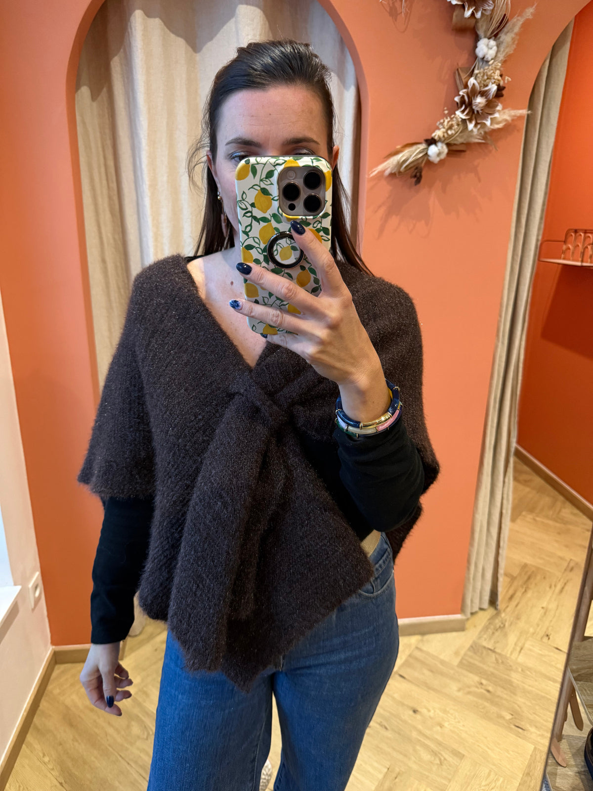 Poncho écharpe