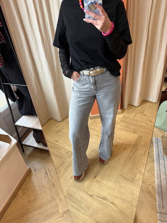Jeans gris clair