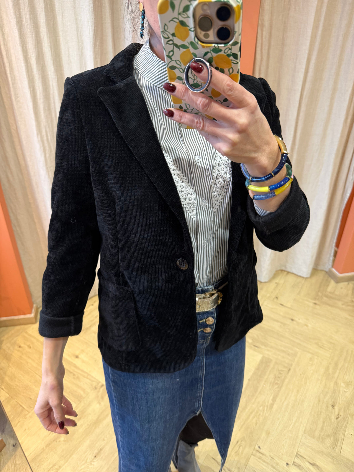 Veste velours
