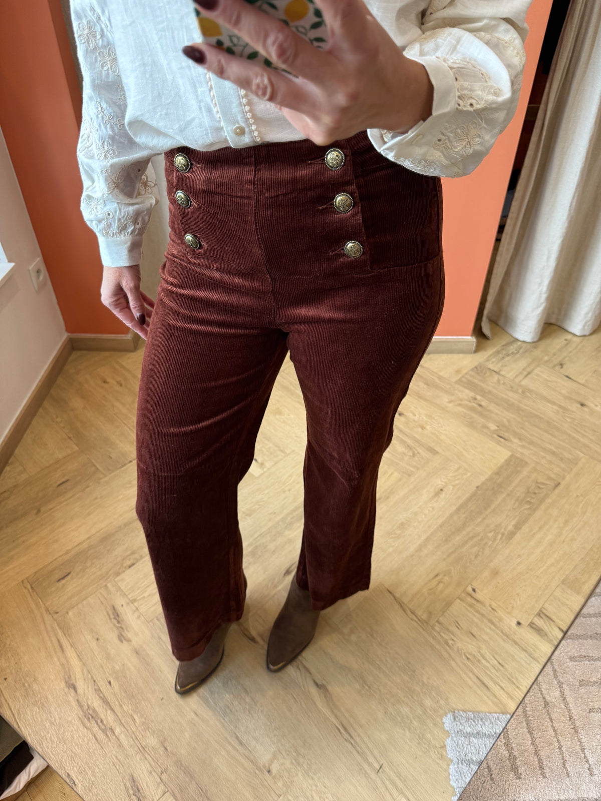 Pantalon velours Victorine