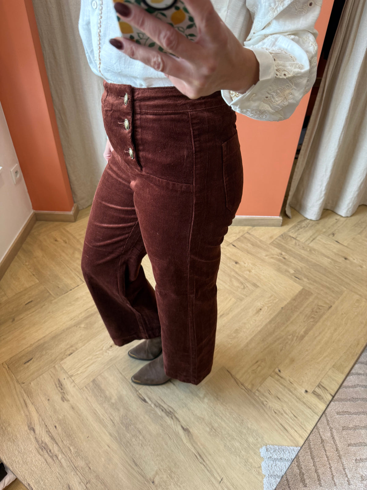 Pantalon velours Victorine