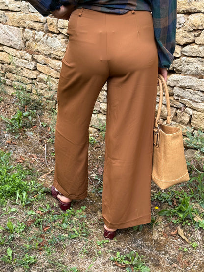 Pantalon tailleur 2 coloris