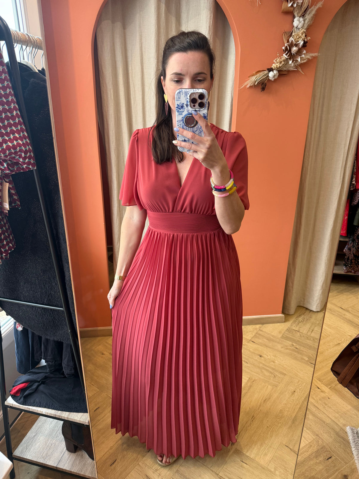 Robe vieux rose