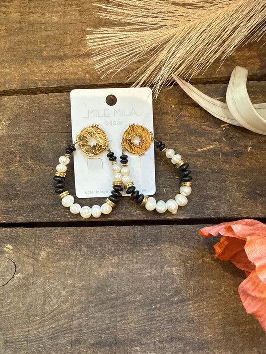 Boucles d’oreilles perles