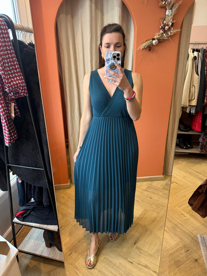 Robe cérémonie plissée