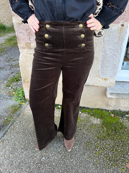Victorine chocolat Velours