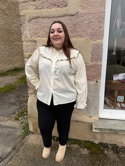 Chemise à volants