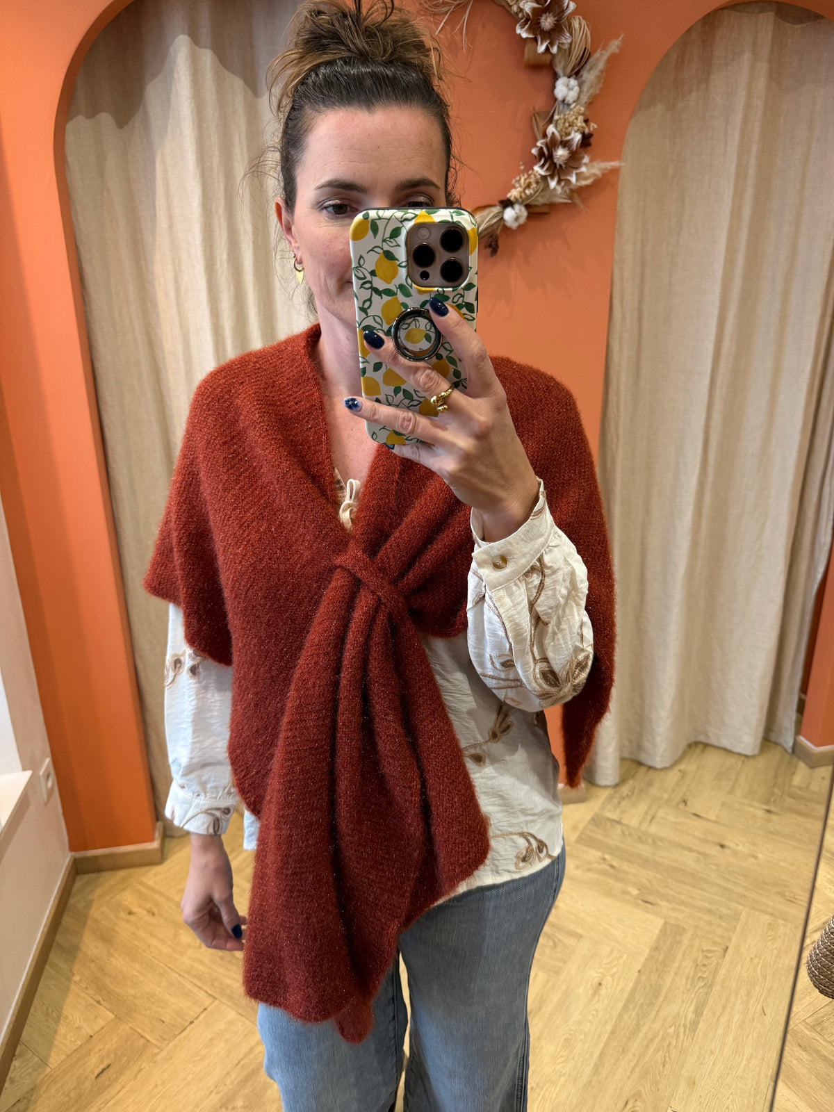 Poncho écharpe