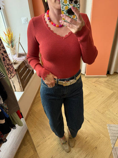 Pull vagues 2 couleurs