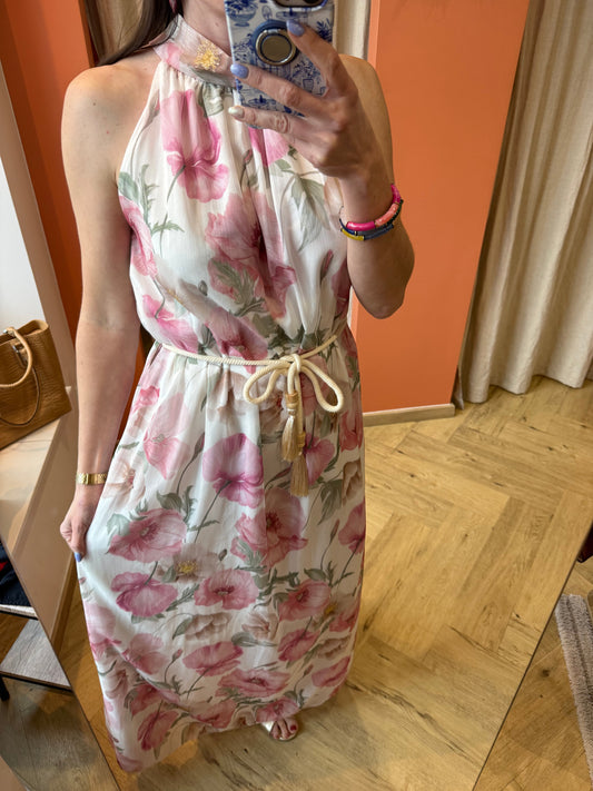 Robe longue fleurie