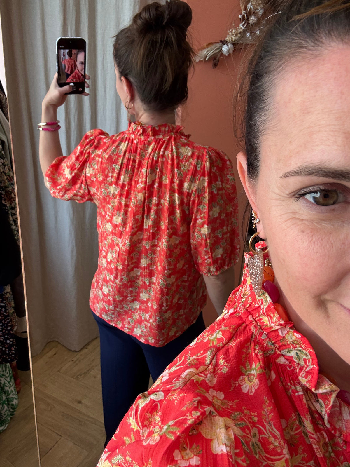 Blouse fleurie