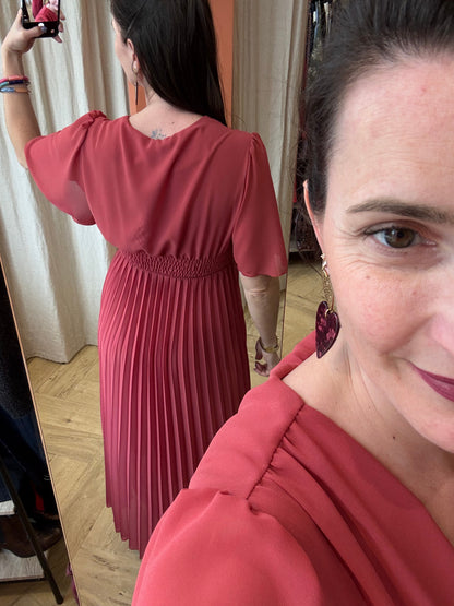 Robe vieux rose