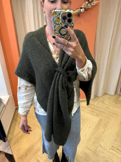 Poncho écharpe