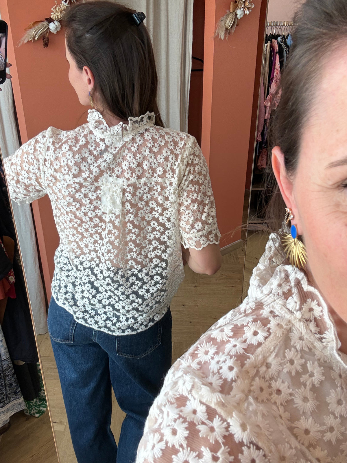 Blouse dentelle