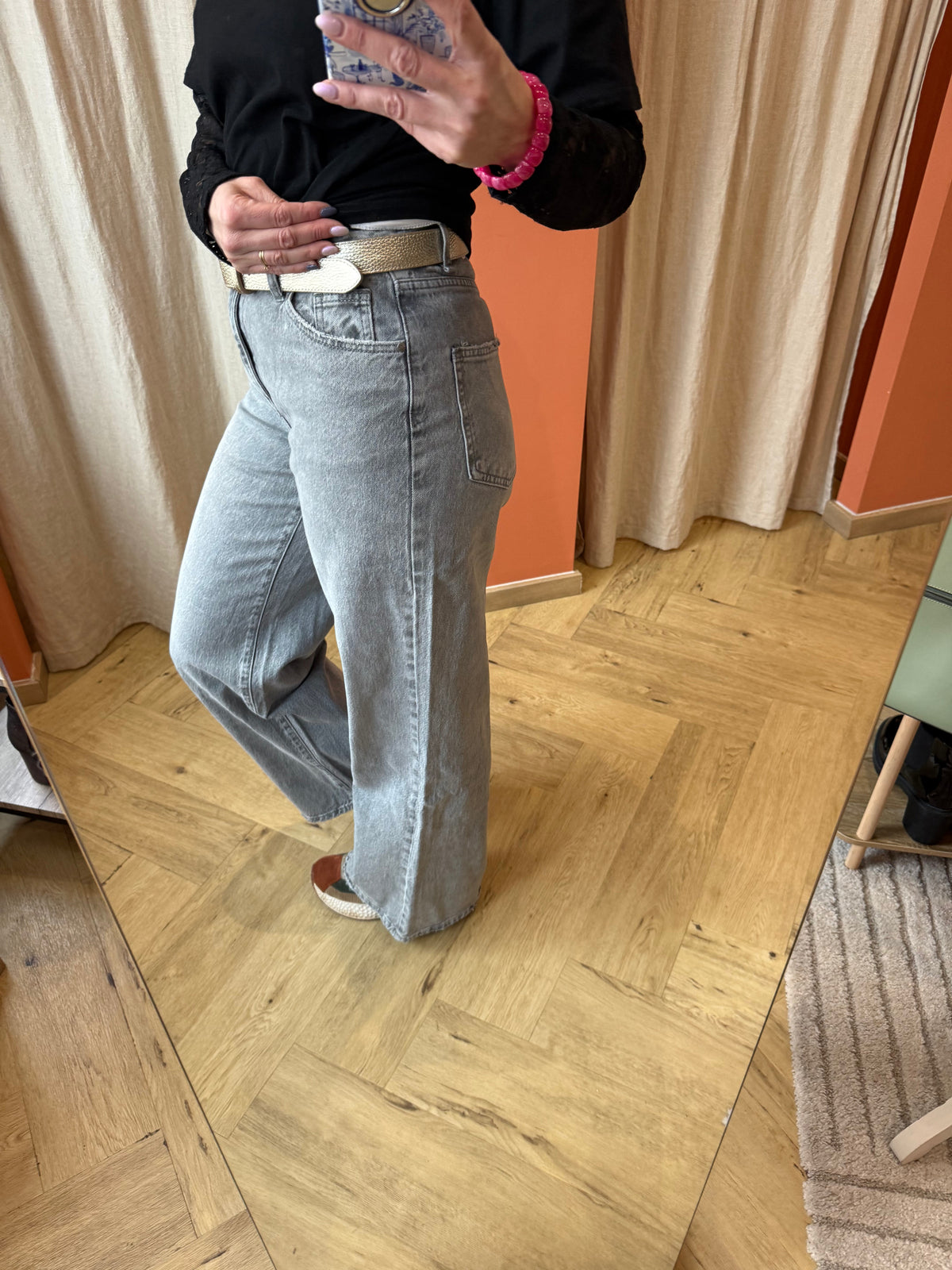 Jeans gris clair