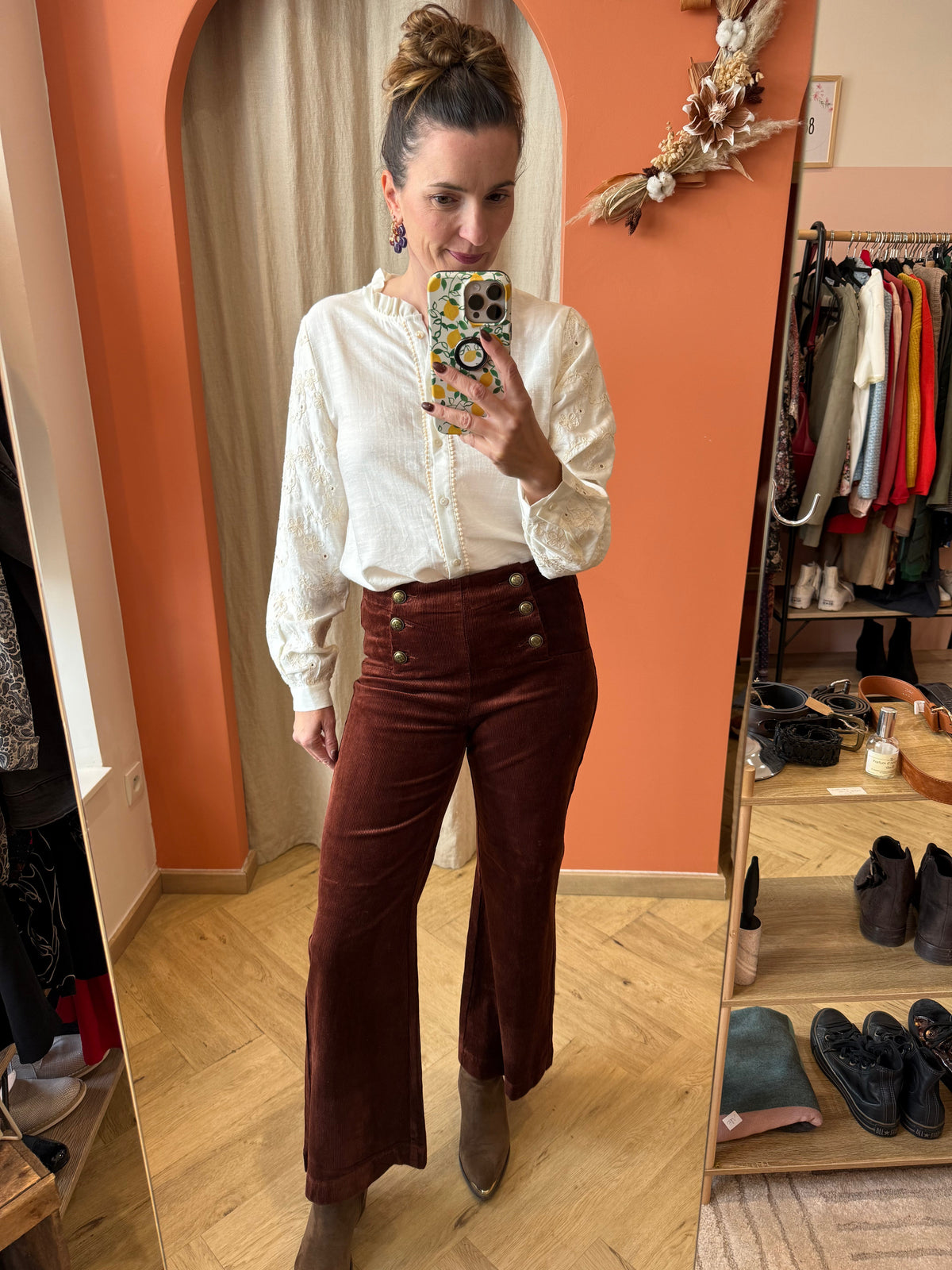 Pantalon velours Victorine