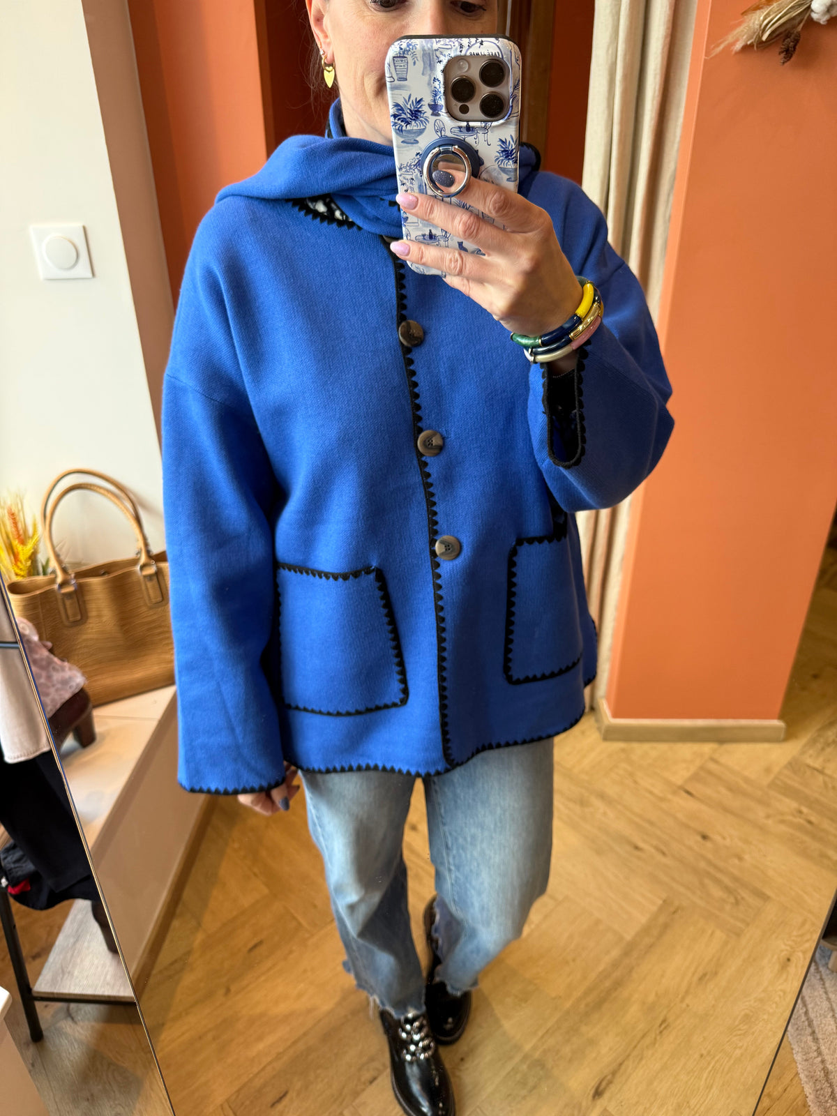 Gilet bleu roi