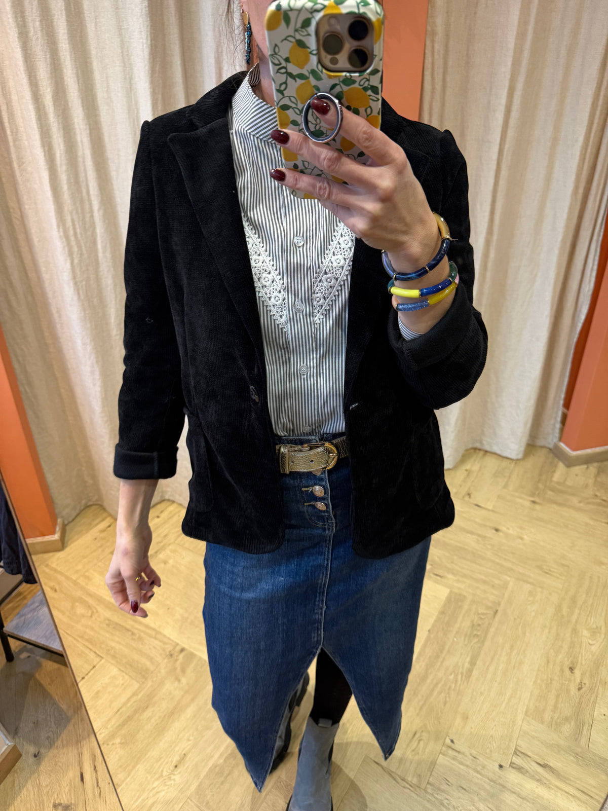 Veste velours