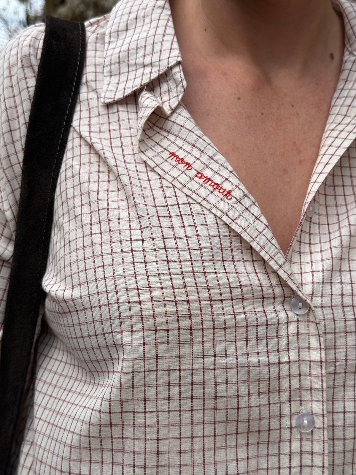 Chemise « mon amour »