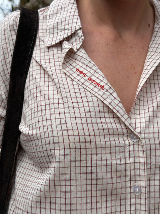 Chemise « mon amour »