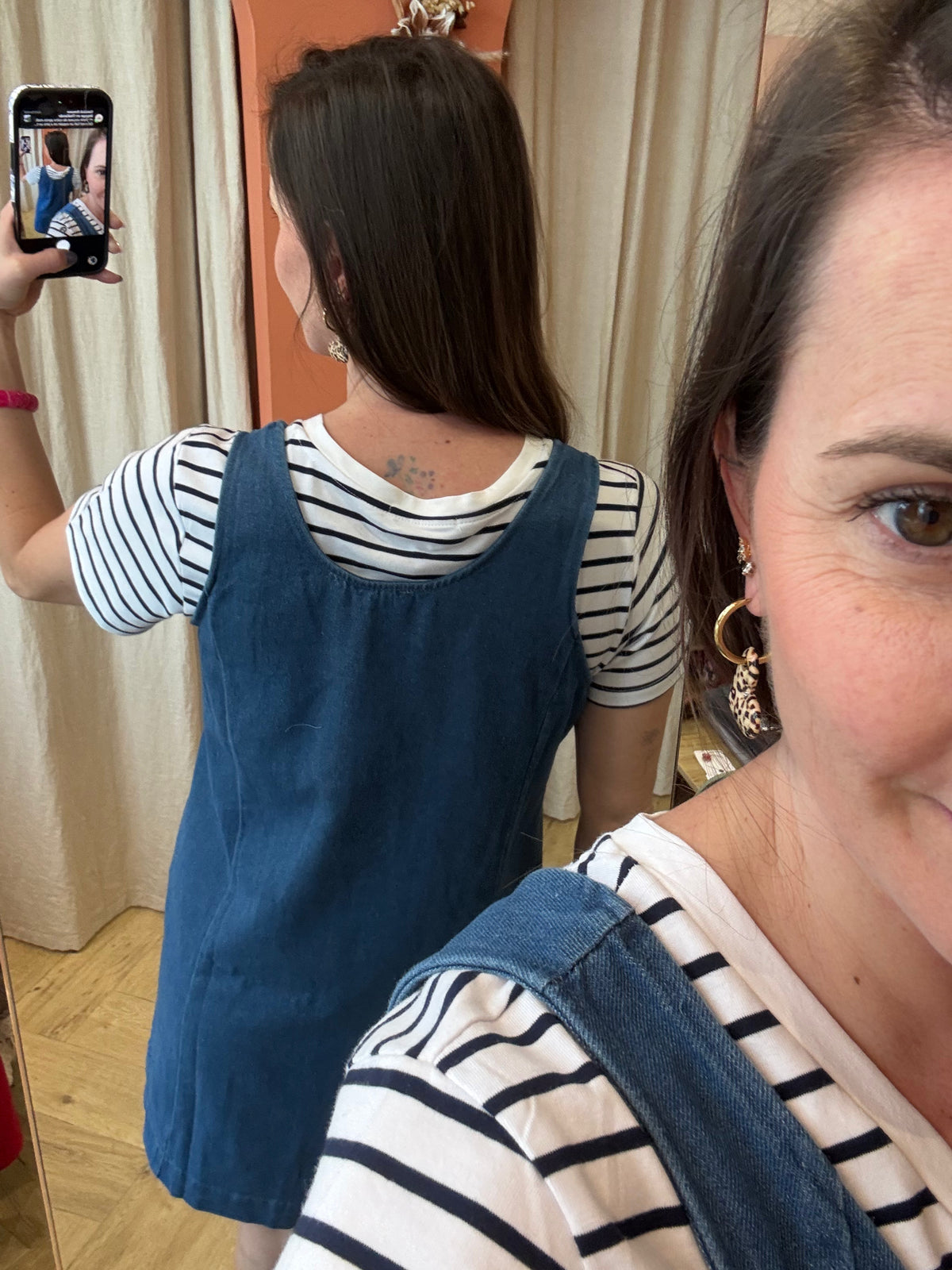Robe en jeans