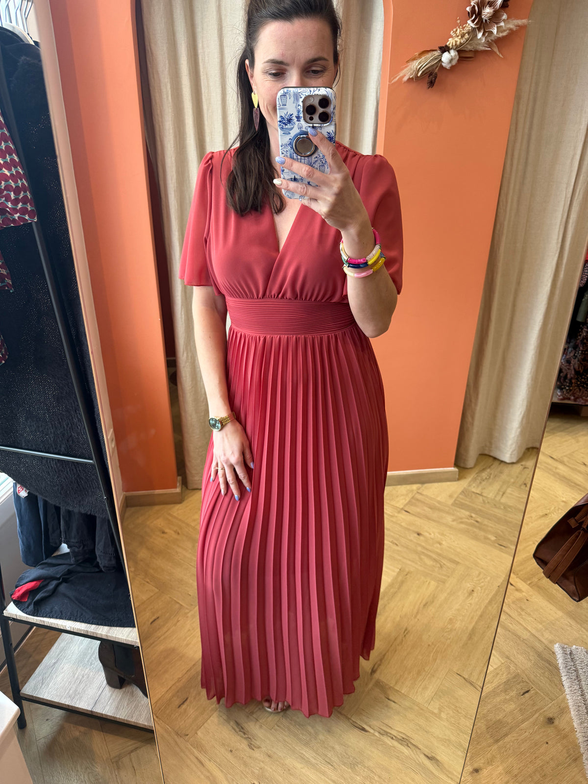 Robe vieux rose