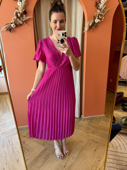 Robe de cérémonie fushia