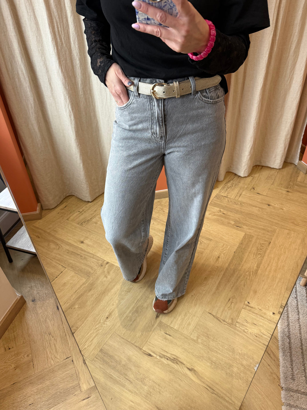 Jeans gris clair