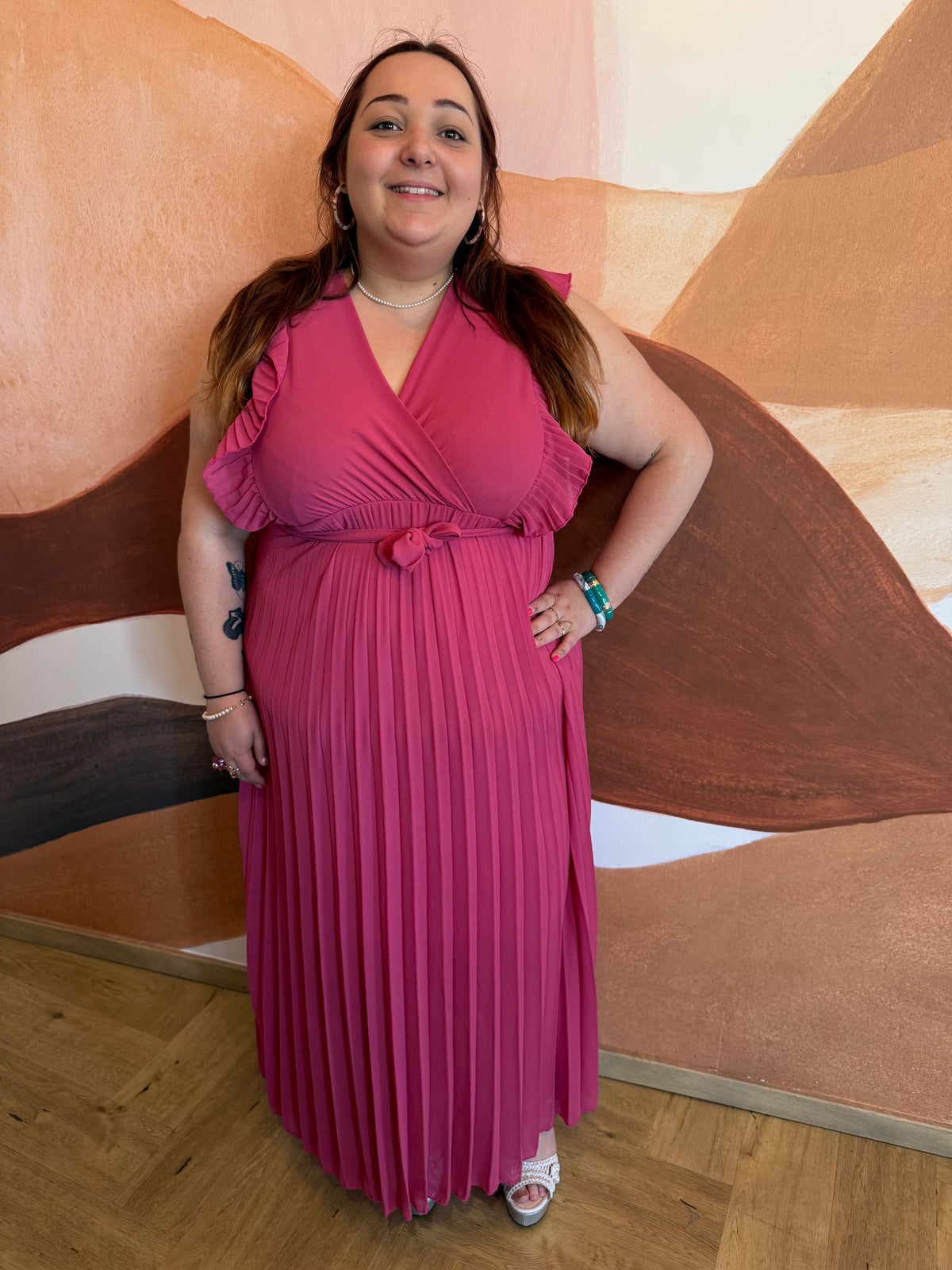 Robe cérémonie grande taille différents coloris