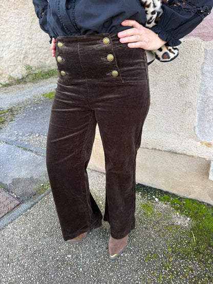 Victorine chocolat Velours