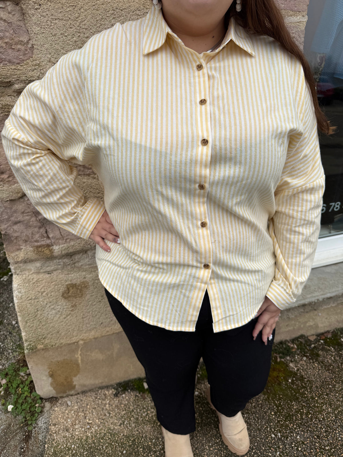 Chemise à rayures