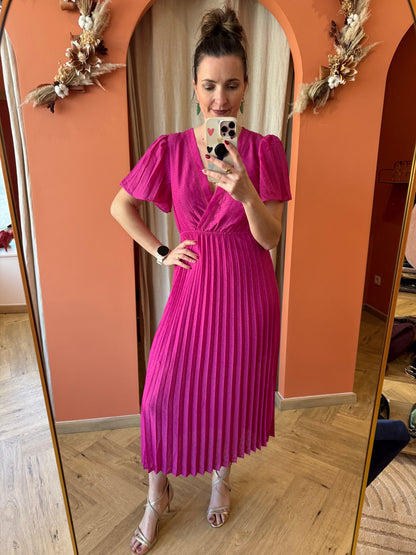 Robe de cérémonie fushia