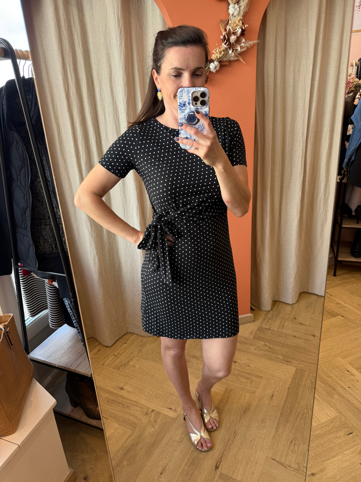 Robe à pois