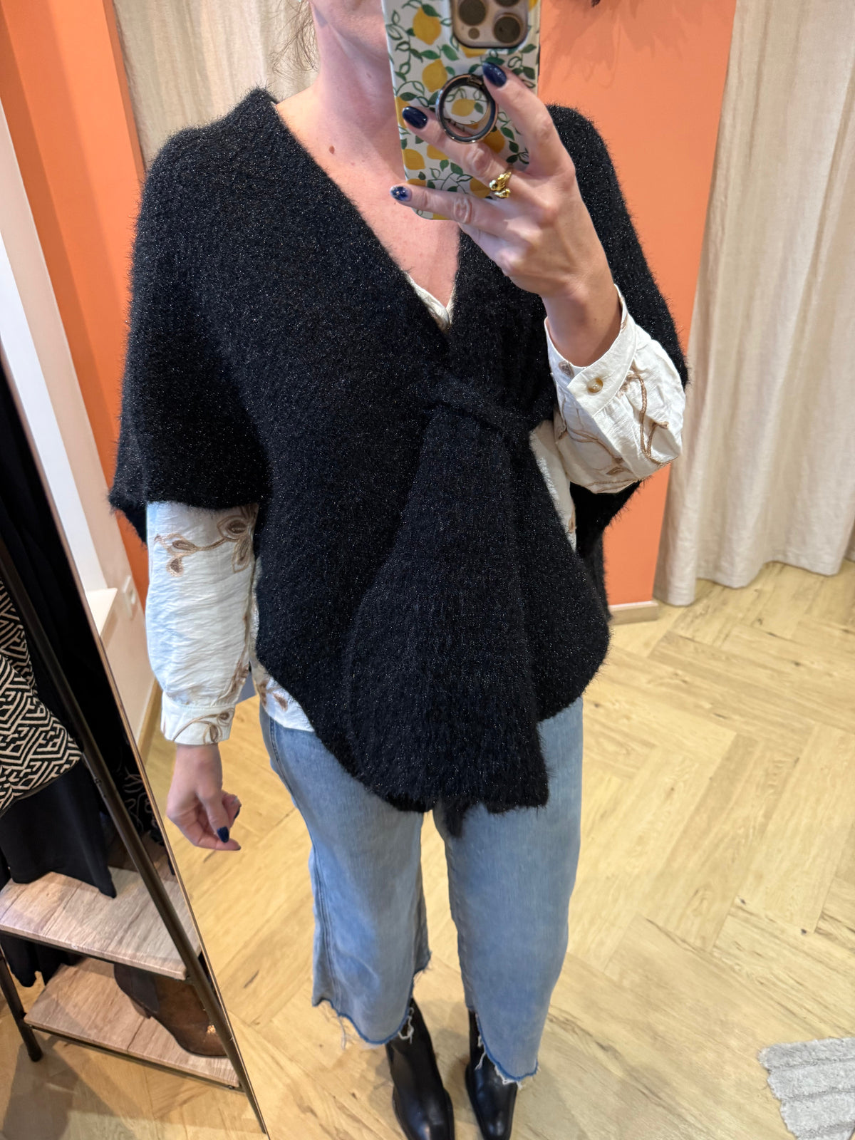 Poncho écharpe