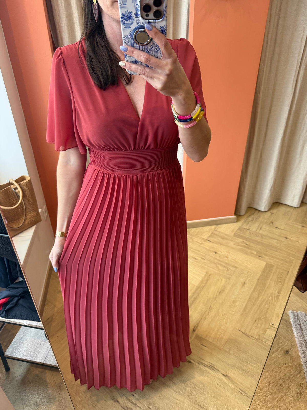 Robe vieux rose