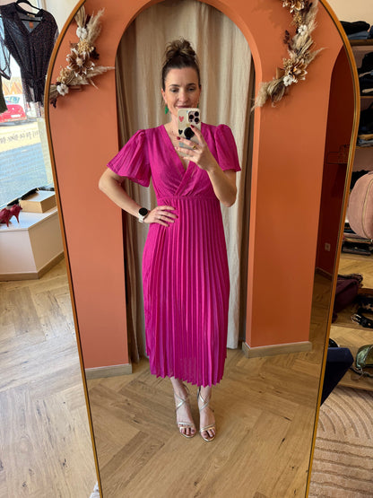 Robe de cérémonie fushia