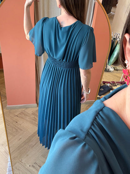 Robe Cérémonie Bleu pétrole