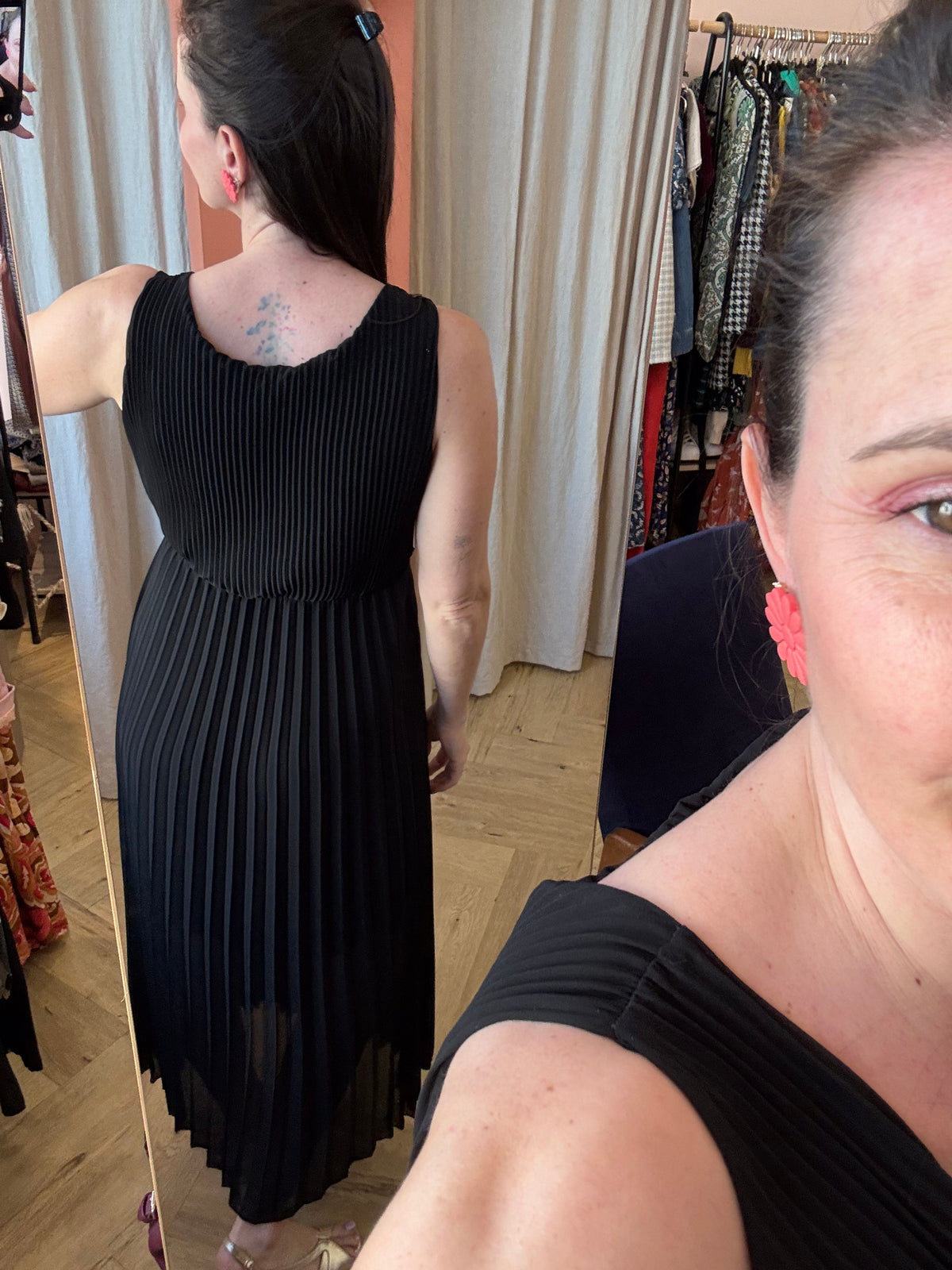 Robe longue noire