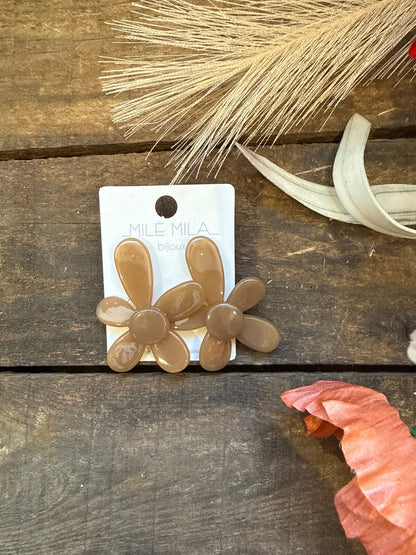 Boucles d’oreilles fleurs