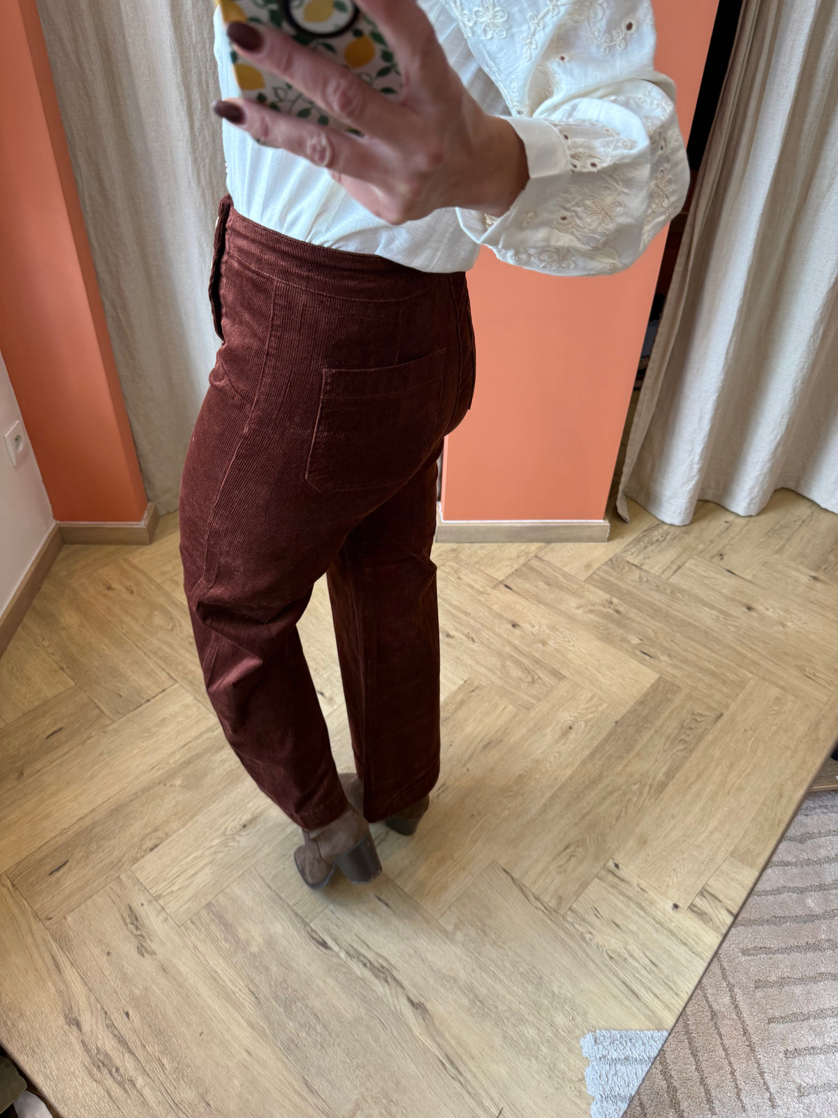Pantalon velours Victorine