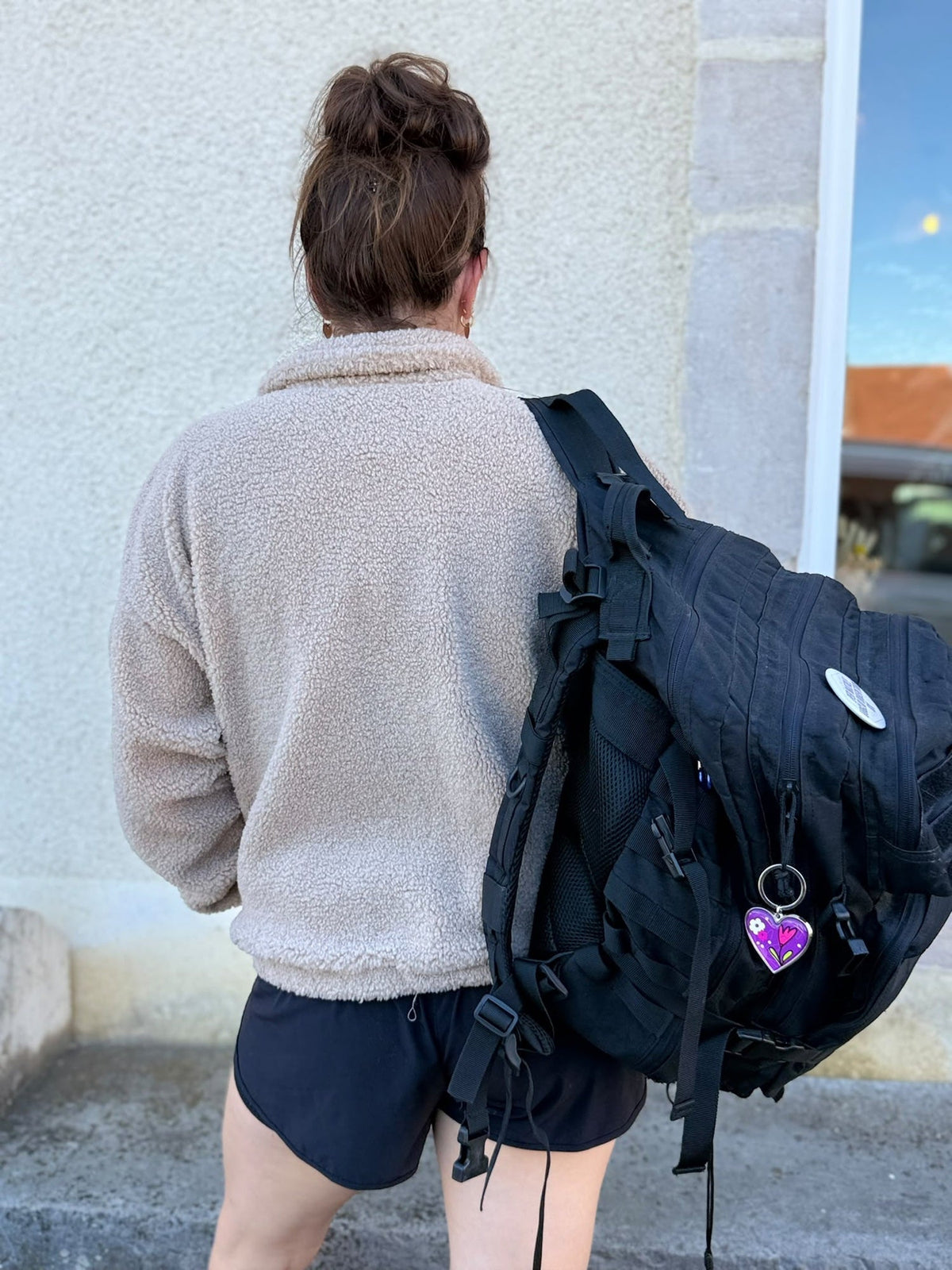 Polaire Annette, polaire sherpa beige – vue 4